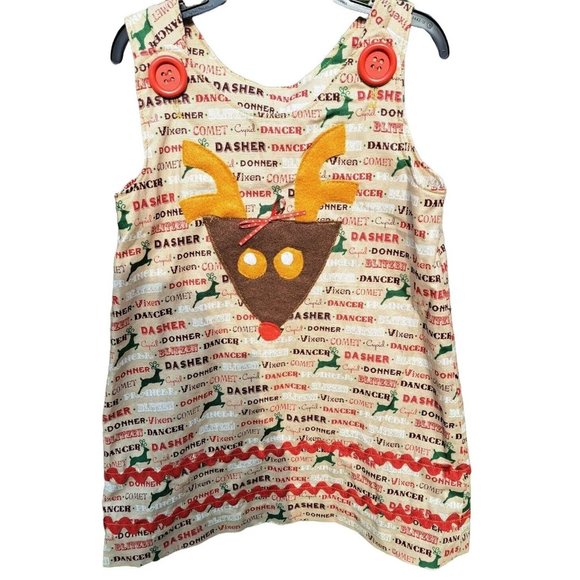 Handmade Dresses Vtg Handmade Girls 28 Chest Christmas Jumper